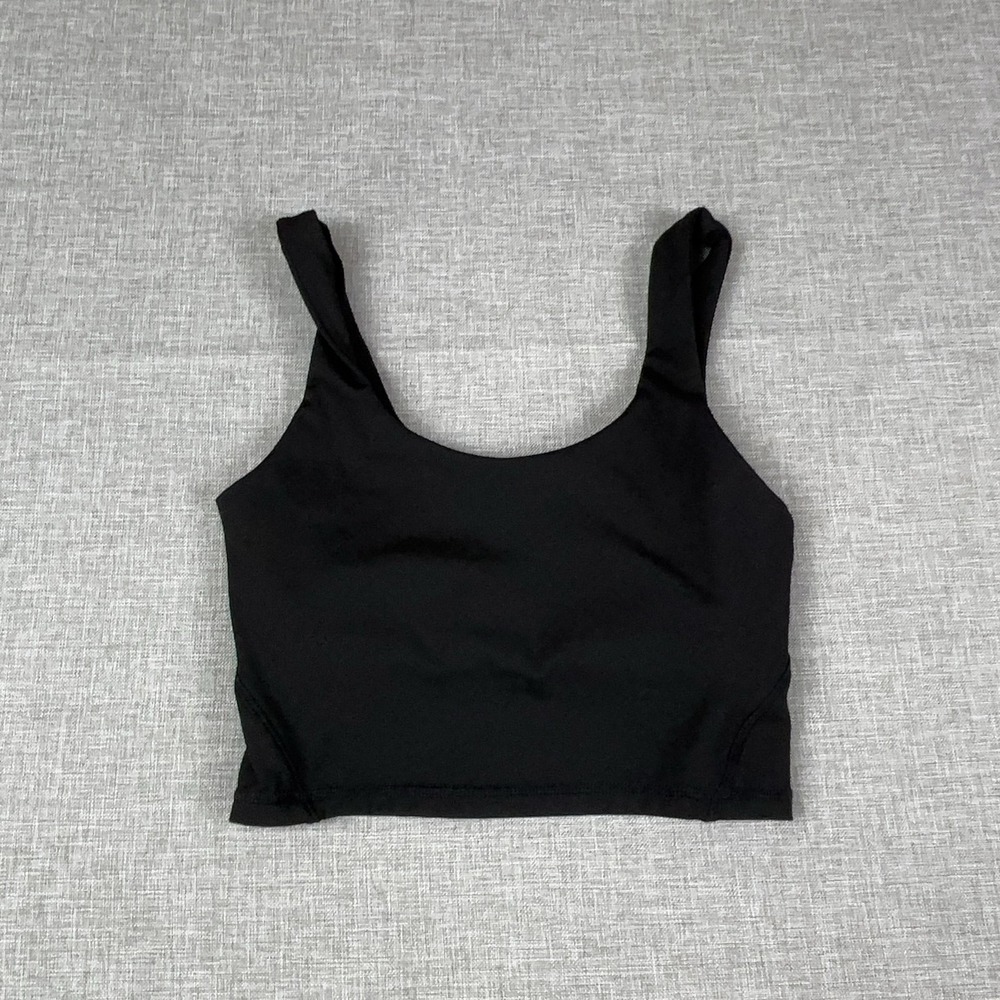 Lululemon Sports Bra Womens S Black Removable Pads Lightly Lined Yoga Workout